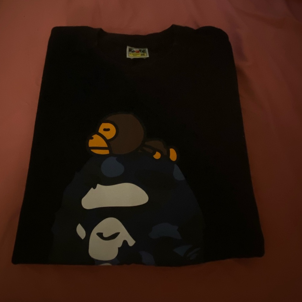 Bape black/navy color camouflage XXL T-Shirt